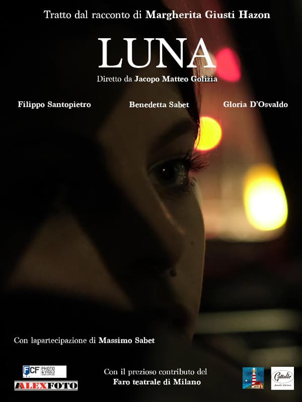 Locandina del cortometraggio Luna, diretto da Jacopo Matteo Golizia